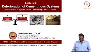 Deterioration of cementitious systems Introduction sulphate attack biofouling and acid attack [upl. by Deden592]