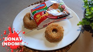 RESEP DONAT INDOMIE  KREASI INDOMIE [upl. by Ecam]