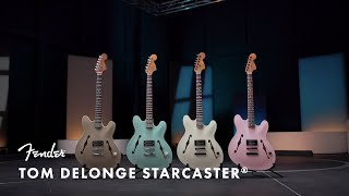 Exploring the Tom DeLonge Starcaster  Artist Signature Series  Fender [upl. by Origra144]