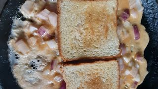 street style bread omelettes recipebread omelet tamil spicy bread Omelette toast recipe homemade [upl. by Erb207]