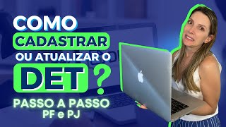 COMO CADASTRAR OU ATUALIZAR O DET PASSO A PASSO 💻 [upl. by Henley]