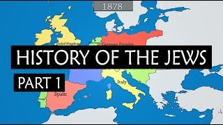 History of the Jews  Summary on a Map [upl. by Gilbertine]