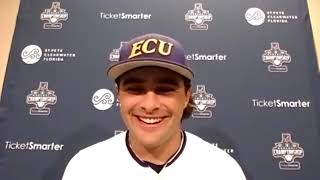 Postgame Press Conferences  Cliff Godwin Zach Agnos and Bryson Worrell East Carolina [upl. by Sitruk]