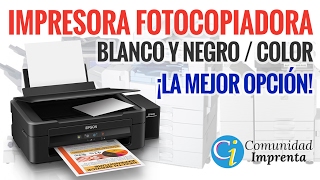 IMPRESORA FOTOCOPIADORA ECONÓMICA COLOR Y BLANCO Y NEGRO  IMPRESORA EPSON L220 [upl. by Notlimah]