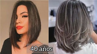 CORTES de PELO para MUJERES de 40 AÑOS y MÁS  CORTES ELEGANTES para DAMAS DE 4045 AÑOS [upl. by Justine]