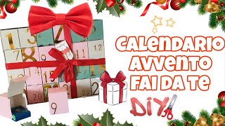 Calendario dellavvento fai da te ✂️diy  🎁 low cost 🎁 christmas tutorial [upl. by Ranzini]