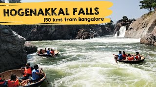 Hogenakkal waterfalls  Hoganekkal Falls  Best road trip bike ride Bangalore  Sakre Vlog [upl. by Au]