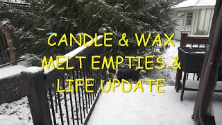 ⛄⛄⛄CANDLE amp WAX MELT EMPTIES NEW SCENTSATIONALS WAX MELTS amp LIFE UPDATE⛄⛄⛄ [upl. by Anwahsak]