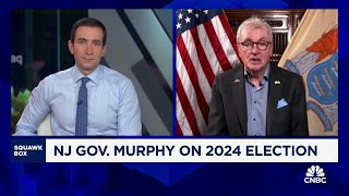 New Jersey Gov Phil Murphy on 2024 election It feels 5050 to me [upl. by Ichabod]