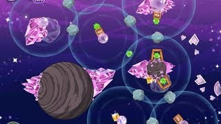 Angry Birds Space Cosmic Crystals 78 Space Eagle Walkthrough [upl. by Curren]