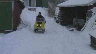 Toylander driving in snow [upl. by Abisia739]