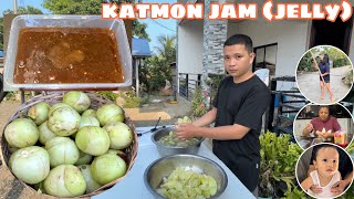 NANGUHA KAMI NI MELOT NG KATMON AT GUMAWA NG KATMON JAM JELLY  Masarap ipalaman sa tinapay [upl. by Rowe]