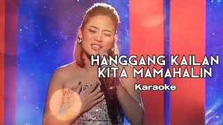 HANGGANG KAILAN KITA MAMAHALIN Karaoke  Lyka Estrella Version [upl. by Hussey]