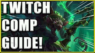 Twitch REROLL Comp Guide in TFT Set 6 [upl. by Dominy732]