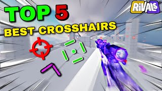 Top 5 BEST Rivals Crosshair Guide Roblox Rivals [upl. by Anatniuq]