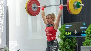 Femme 63kg A  2018 Championnat de France dhaltérophilie [upl. by Odragde]