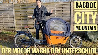 2020 Babboe City Mountain Test  FamilienLastenrad mit Mittelmotor zu einem super Preis [upl. by Jethro]