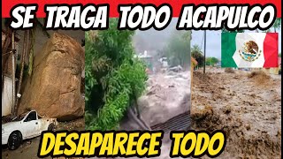 TERROR se Sale el Mar Acapulco bajo el agua Fuertes inundaciones como Tsunami en Acapulco Guerrero [upl. by Enniotna]