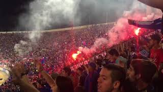 Gol de Pinilla y Fiesta  U de Chile vs Palestino  Los de Abajo 2017 [upl. by Windham]