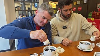 Foreign vloggers learn how to make traditional Chinese herbal jelly [upl. by Belden]