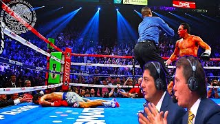 MARQUEZ VS PAQUIAO KNOCKOUT ROUND 6 MOTIVATION Reaccion de Julio Cesar Chavez Chavez reaction [upl. by Zebe]