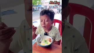 IBU MIMI JUALAN MIE UDON JEPANG OMOIDE CARBONARA YANG LAGI VIRAL😁🥰 trending comedy humorfunny [upl. by Leinahtan]