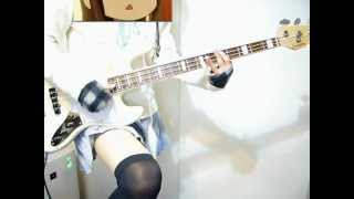 【けいおん！】 「Unmei♪wa♪Endless」 on Bass 【ベース】 [upl. by Gnet]