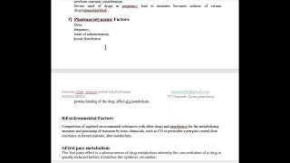 FACTORS AFFECTING DRUGS METABOLISM [upl. by Salvador]