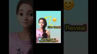 How to use Cartoon Filter for Youtube Videos😍  Ye Filter Lgayen or Vlogs Reels Bnayn😎shorts [upl. by Diskin217]