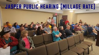 Jasper Public Hearing Millage Rate amp Work Session  September 26 2024 [upl. by Neehsuan]