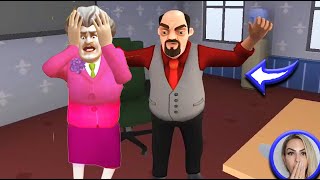 O NAMORADO da PROFESSORA MALVADA tem um NOVO GAME The Office Boss Pranks [upl. by Yong]