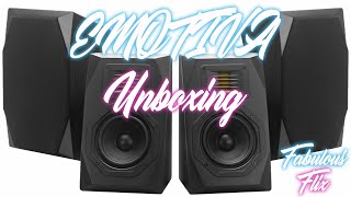 Emotiva A1 Speaker Unboxing and First Thoughts [upl. by Gowrie]