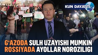 G‘azoda sulh muzokaraga majburlanayotgan Ukraina Rossiyaga yangi sanksiyalar — kun dayjesti [upl. by Eislrahc]