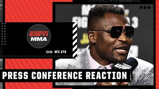 Recapping the UFC 270 Press Conference  ESPN MMA [upl. by Anerbas]