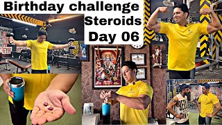 Day 06 steroids transformation birthday challenge  ultimate shoulder workout routine for 3d look [upl. by Tosch]