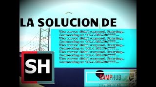 LA SOLUCION DE EL ERROR DE SAMPHUB  The server didn´t respond Retrying [upl. by Oludoet]