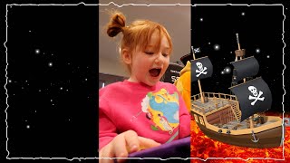 PiRATE SHiP iSLAND Adley and Dad play The Floor is Lava in Roblox and try to Escape Shorts [upl. by Anitserp188]