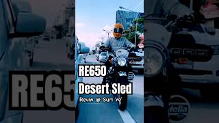 Re650 desert sled review royalenfield interceptor650 suriye [upl. by Prunella155]