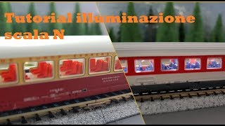 Tutorial illuminazione carrozza scala N [upl. by Stclair]