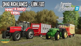 Making Cow Chow 1990s Ohio Richlands  LHM EDIT  Farming simulator 22 [upl. by Islaen650]