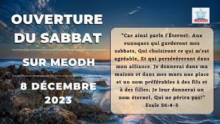 Ouverture du Sabbat sur MEODH En Famille comme en Eden 8122023 [upl. by Sherlock]