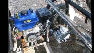 Golf Cart Conversion Yamaha G22 Electric to 7HP Gasoline [upl. by Carine]