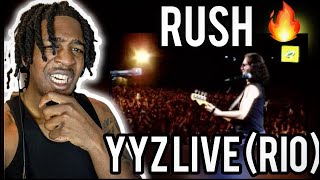 FIRST TIME WATCHING Rush  YYZ Live Rio  REACTION [upl. by Nwonknu]