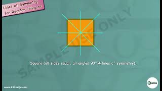 Exploring Symmetry Lines of Symmetry for Regular Polygons  Class 7 Math Tutorial [upl. by Oran]