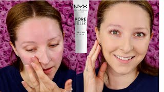 NYX Pore Filler Blurring Primer Review  Really Smoothed My Skin [upl. by Christianna]