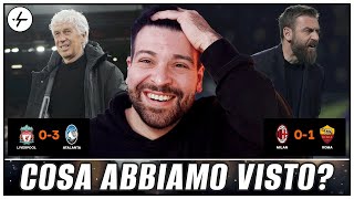 Liverpool Atalanta 03  Milan Roma 01  LEGGENDARIO GASPERINI delude Pioli ancora DDR [upl. by Peta]