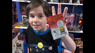 Unboxing the new Peanuts trading cards by Super7 [upl. by Erdnaet]