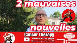 Mon Cancer stade 4 et metastases 2 mauvaises nouvelles 1 tumeur sur la prostate et 2 metastases [upl. by Gusty]