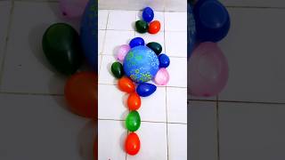 Popping mini water balloons reverse video asmr satisfying asmr shorts balloon [upl. by Magen]