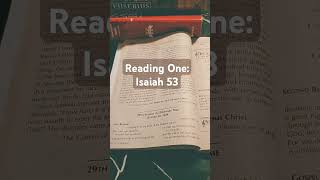 Reading One Isaiah 53 catholicmass sundayworship [upl. by Sumaes]